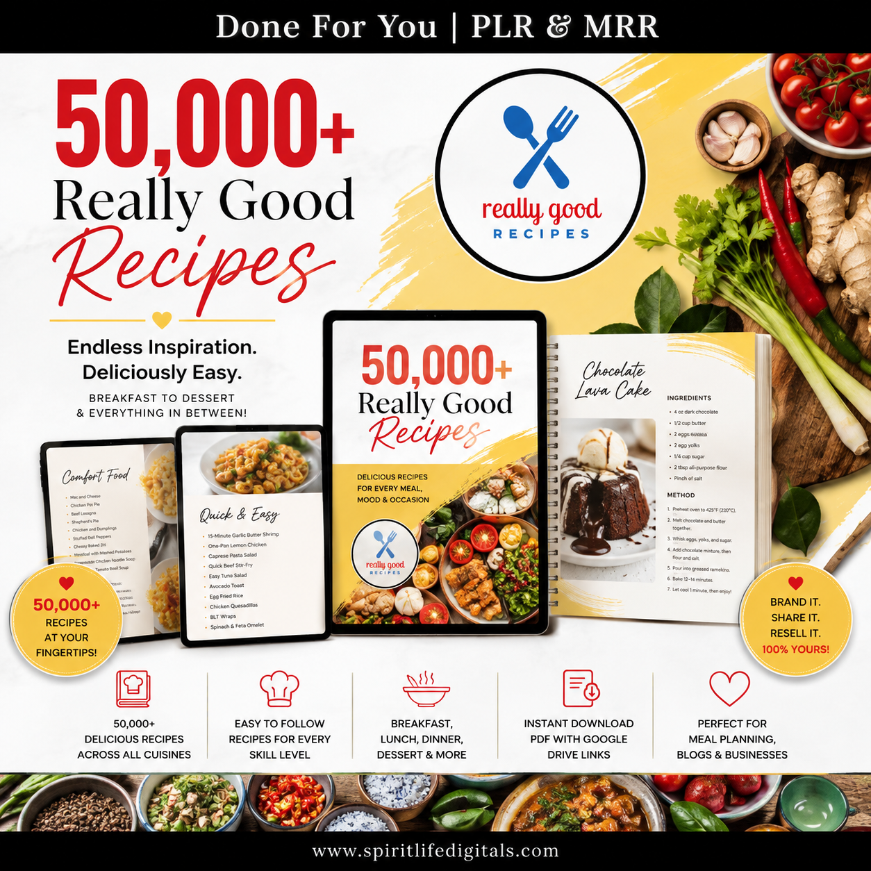 Digital Cookbook: 50,000+ Really Good Recipes