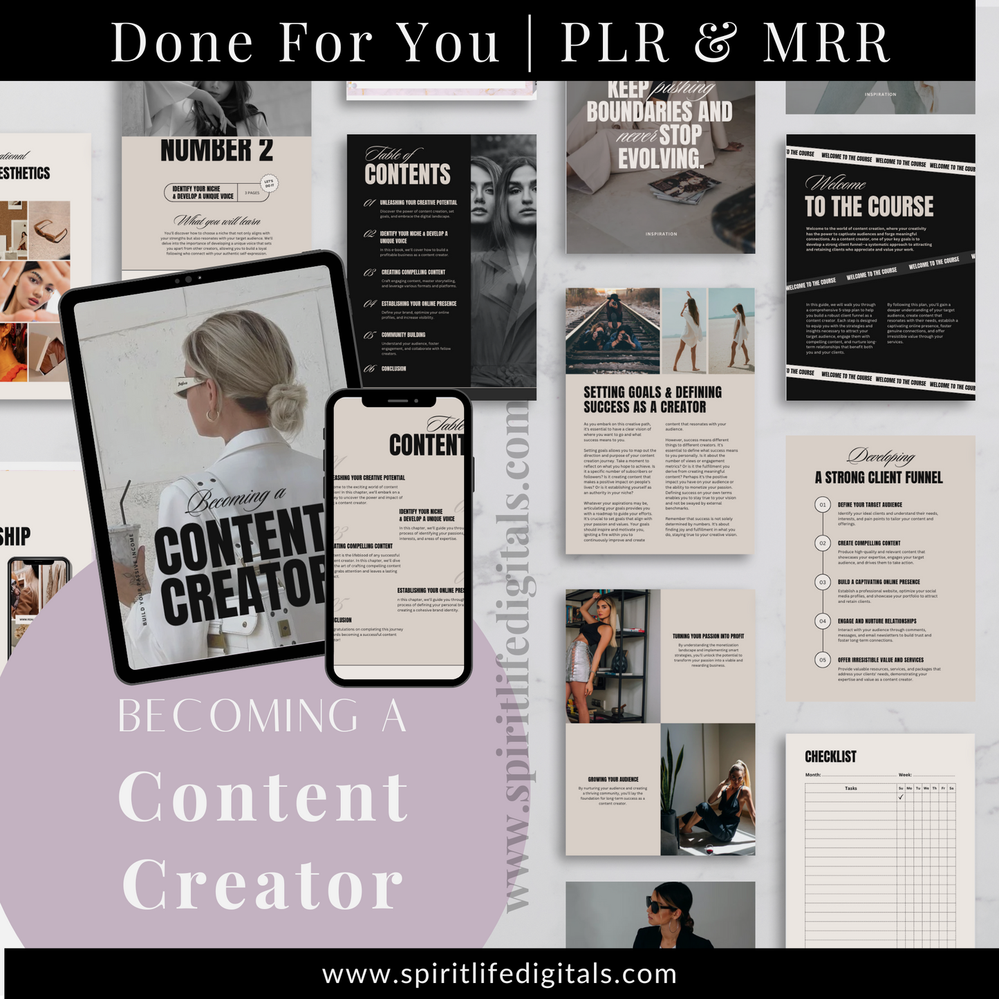 Becoming A Content Creator: Brand Growth Template