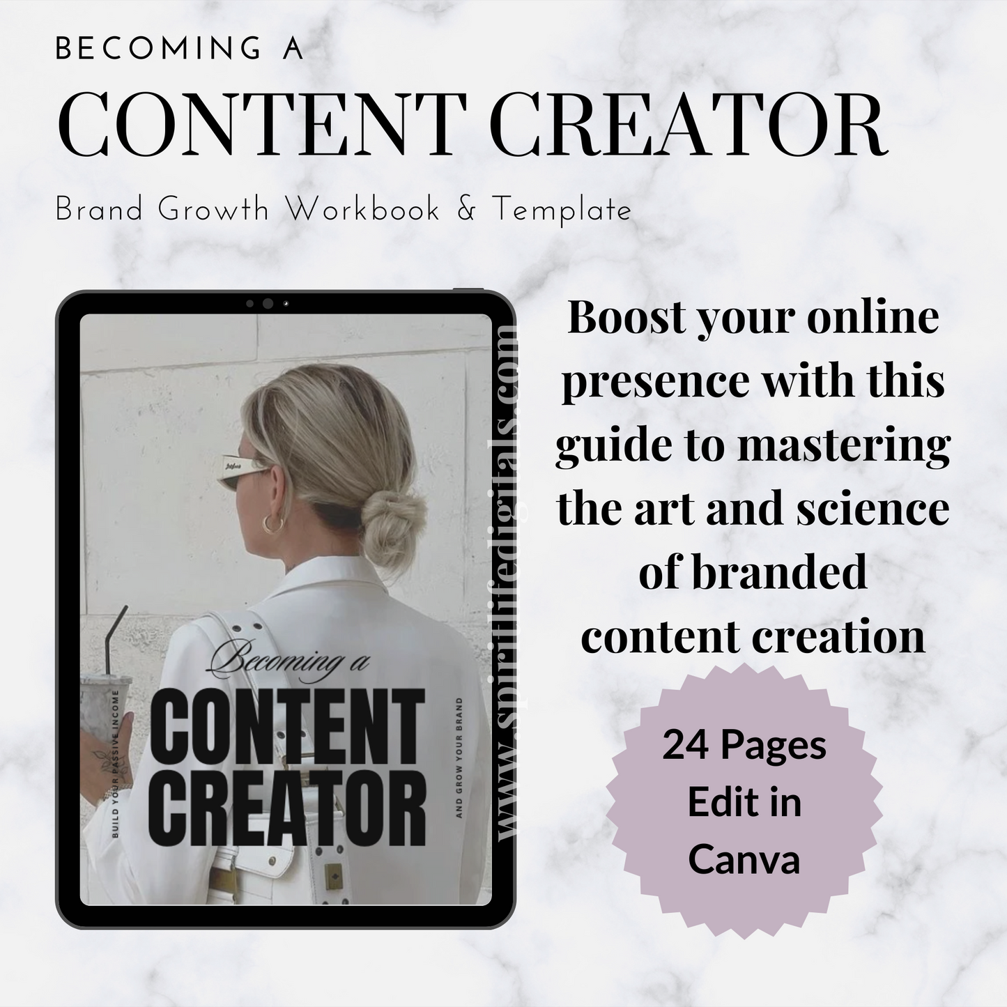 Becoming A Content Creator: Brand Growth Template