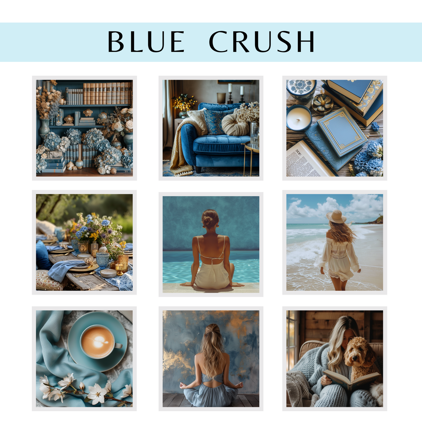 Blue Crush Image Collection: 117 Stock Photos