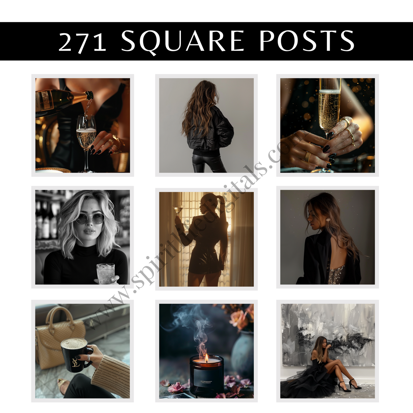 Crystal Luxe Image Collection: 271 Square Posts | 271 Static Stories