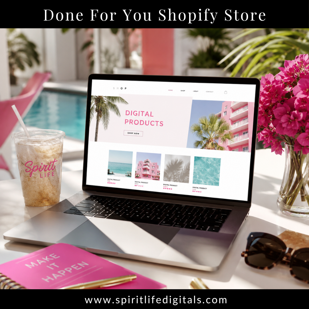 Done-For-You Digital Product Shopify Store