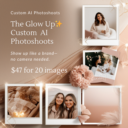 The Glow Up: Custom AI Photoshoot