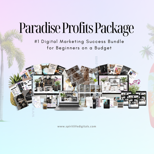 #1 Paradise Profits Package: Digital Marketing Success Bundle for Beginners