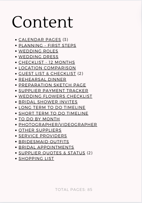 The Ultimate Dream Wedding Planner + Bonus Seat Planner