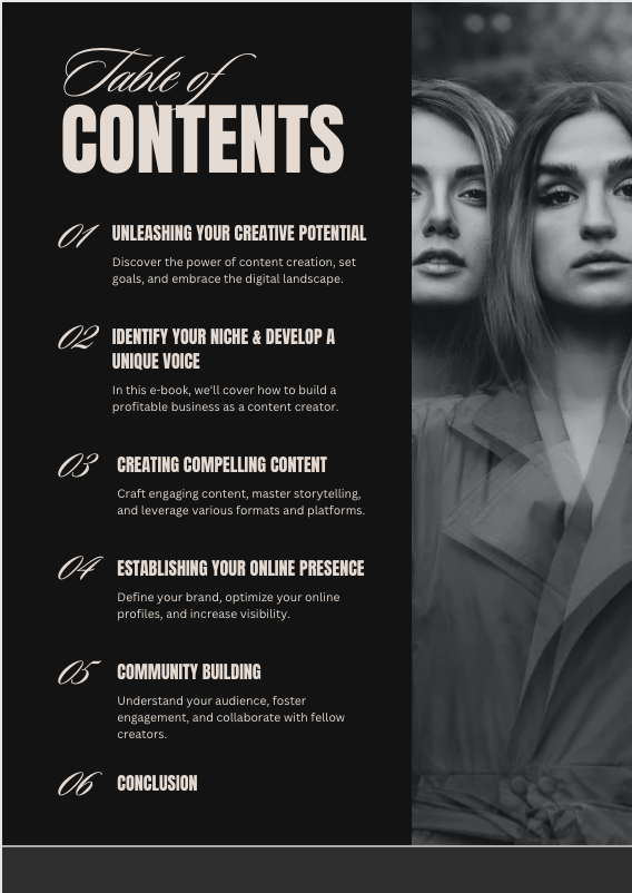 Becoming A Content Creator: Brand Growth Template