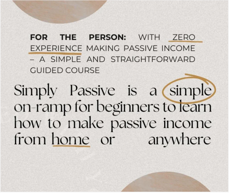 Simply Passive Course - Intro To Digital Marketing with MRR