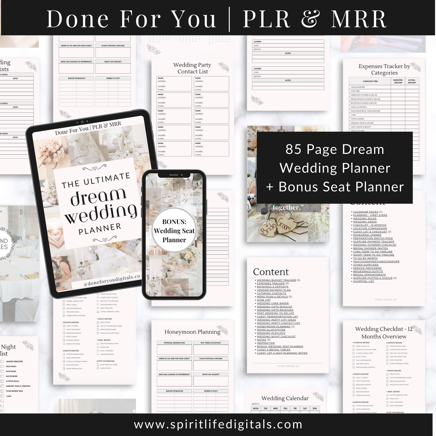 The Ultimate Dream Wedding Planner + Bonus Seat Planner