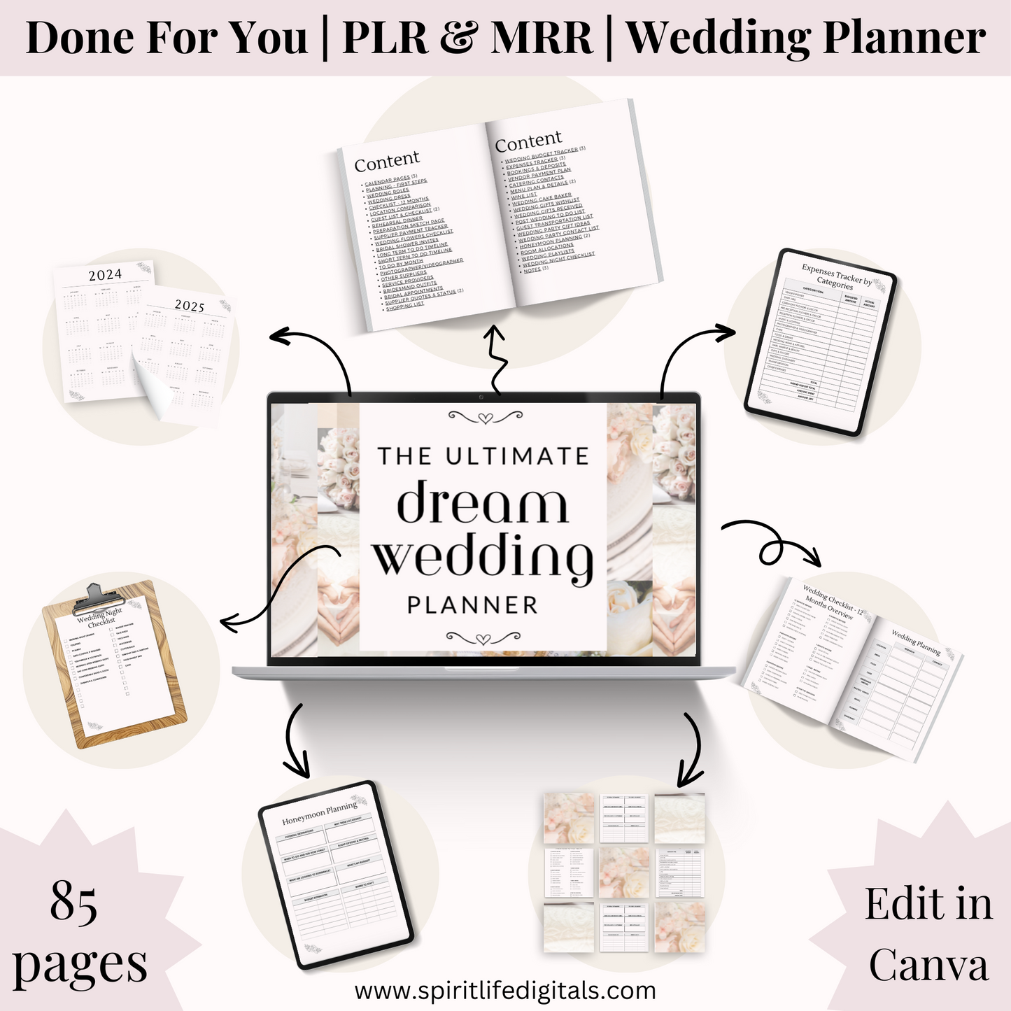 The Ultimate Dream Wedding Planner + Bonus Seat Planner